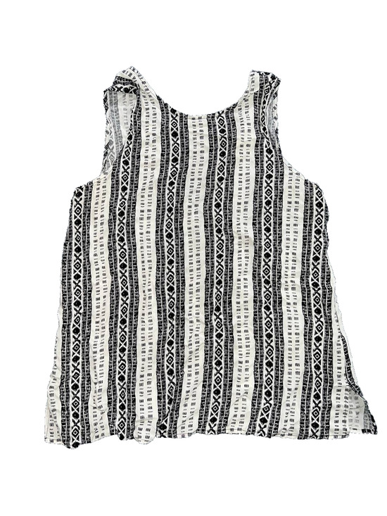Elodie Tops - Elodie Black Semi Crop Sleeveless Top Size Large A009014